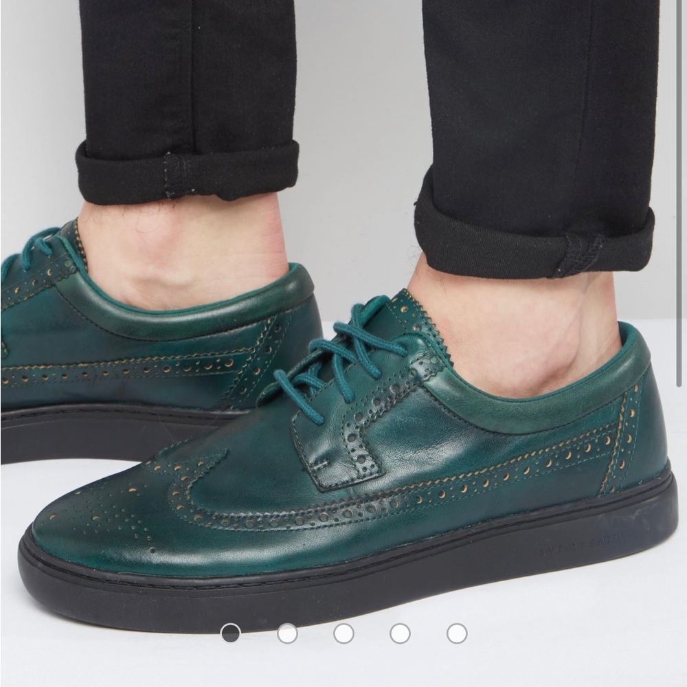 Paul Smith Rupert Brogue Sneakers in green size men’s 10